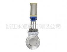 氣動不鏽(xiu)鋼刀閘閥PZV73FH