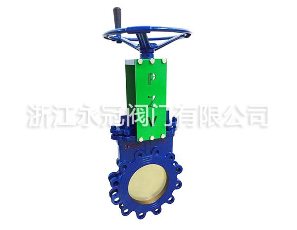 手動偏(pian)心暗杆(gǎn)刀閘閥(fa)PZ43H