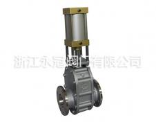 不鏽(xiu)鋼氣動(dòng)陶瓷雙(shuāng)閘闆閥(fa)Z644TC