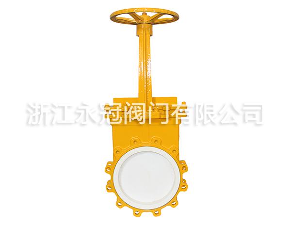 手動(dòng)梅花型陶(táo)瓷刀閘閥(fá)PZ43TC