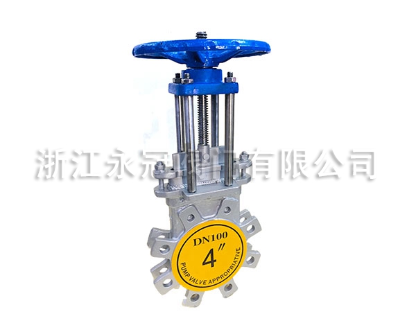 美标(biao)刀型閘閥PZ43H-150LB