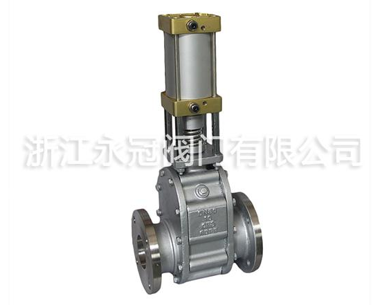 氣動陶瓷雙閘闆(pan)閥Z644TC